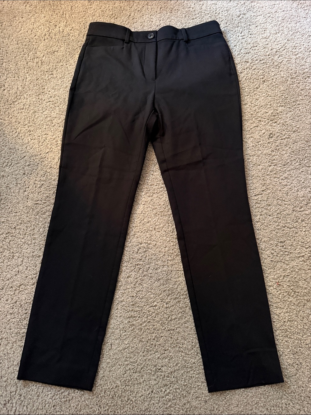 LOFT Black Straight Dress Pants